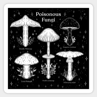 Poisonous Fungi Sticker